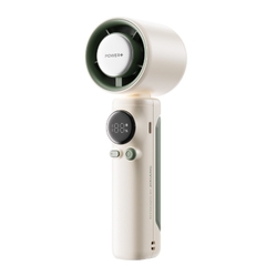 Quạt Cầm Tay Mini Phản Lực Tốc Độ Cao 100 Gear Tốc Độ Gió, Điều Chỉnh Tốc Độ, Pin 4000mah
