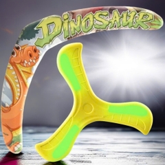 Đồ Chơi Boomerang 3 Cánh Xốp Mini Cho Bé Tự Quay Lại, Đĩa Bay Chéo Ba Lá Bằng Nhựa, Đĩa Ném Bumerang 3 Lá Hồi Chuyển