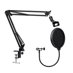 Chân Đế Kẹp Bàn Gắn Mic Thu Âm, Giá Đỡ Micro Livestream