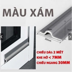 Ron Xốp Dán Che Khe Cửa Sổ Chắn Gió Lùa, Chặn Đáy Chân Cửa, Cách Nhiệt, Chống Ồn, Côn Trùng