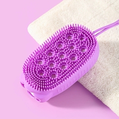 Bông Tắm Silicon Tạo Bọt Massage Hình Chuột Cute Tẩy Da Chết 2 Mặt