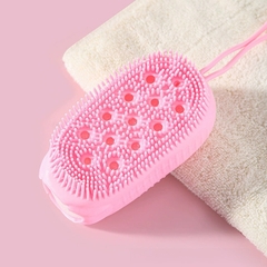 Bông Tắm Silicon Tạo Bọt Massage Hình Chuột Cute Tẩy Da Chết 2 Mặt