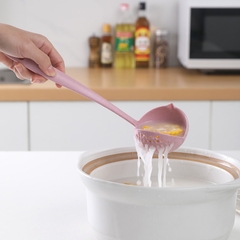 Muỗng Múc Canh Lúa Mạch 2 In 1 Loại Tròn - Chỉ Cần 1 Muỗng - Múc Cả Thế Giới Ẩm Thực