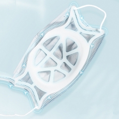 Giá Đỡ Khẩu Trang, Miếng Đệm Lót Mặt Nạ 3D Bằng Silicon Thoáng Khí Chống Bụi, Thoải Mái Hơn, Dễ Thở Hơn, Giữ Form
