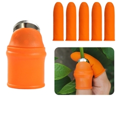 Ngón Tay Cái Hái Trái Cây Và Rau Củ Kèm Thêm 6 Bao Tay Ngón Trỏ