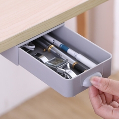 Hộc Ngăn Kéo Bàn Mini Có Keo Dán Để Văn Phòng Phẩm, Lưu Trữ Đồ Tiện Ích