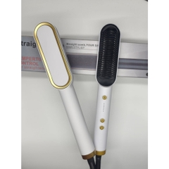 Lược Điện Chải Tóc Tạo Kiểu Uốn Thẳng 3 In 1 Đa Năng Cao Cấp Chuyên Nghiệp Dành Cho Salon 6 Mức Nhiệt