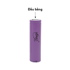 1 Viên Pin Sạc 18650 Hongli Tím 1200mah Loại Tốt 3.7v Xả Thấp 2A Dùng Cho Quạt Mini, Máy Nghe Pháp,...