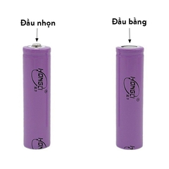 1 Viên Pin Sạc 18650 Li-Ion 3.7v Màu Đỏ, Tím, Xanh Lá Dung Lượng Thực 1000-2600mAh