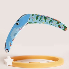 Đồ Chơi Boomerang 3 Cánh Xốp Mini Cho Bé Tự Quay Lại, Đĩa Bay Chéo Ba Lá Bằng Nhựa, Đĩa Ném Bumerang 3 Lá Hồi Chuyển
