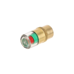 Bộ 4 Van Cảnh Báo Áp Suất Lốp Lõi Đồng Xe Máy, Ô Tô, Theo Dõi Áp Suất Bánh Xe Với 3 Màu Kèm Con Tán Và Cờ Lê Lắp Ráp
