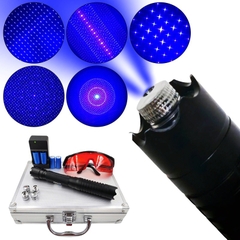 Đèn Laser 111A Đi Biển Công Suất Cực Cao 2000mW, Chiếu Xa Khoảng Cách 10km, Hộp Đựng Bằng Nhôm Cao Cấp