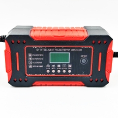 Sạc Bình Ắc Quy 12V 6A INTELLIGEN CHARGER 4AH - 100AH, Tự Ngắt Khi Đầy, Phục Hồi Ắc Quy Bằng Khử Sunfat, Chống Ngược Cực
