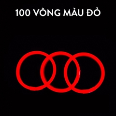 [ĐƯỢC CHỌN MÀU]Combo 100 Que Phát Sáng + Kèm Nút Gắn Làm Vòng Tay Glow Stick, Vòng Tay Dạ Quang Nhiều Màu, Chơi Buổi Tối