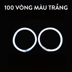 [ĐƯỢC CHỌN MÀU]Combo 100 Que Phát Sáng + Kèm Nút Gắn Làm Vòng Tay Glow Stick, Vòng Tay Dạ Quang Nhiều Màu, Chơi Buổi Tối