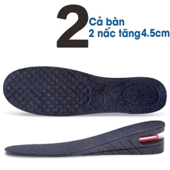 1 Cặp Lót Độn Giày Tăng Chiều Cao Có Đệm Khí Cả Bàn & Nửa Bàn Cao Cấp