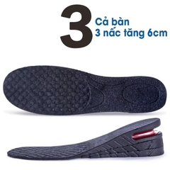 1 Cặp Lót Độn Giày Tăng Chiều Cao Có Đệm Khí Cả Bàn & Nửa Bàn Cao Cấp