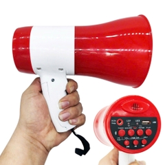 Loa Phóng Thanh Cầm Tay, Có Ghi Âm, Bluetooh, Đọc Được Thẻ Nhớ, USB