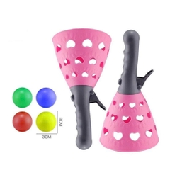 Cốc Bắn Bóng Vui Nhộn, Cốc Bắn Bóng Giúp Phát Triển Chiều Cao Tặng Kèm 4 Bóng, Bộ 2 Cốc Hứng Kèm 4 Bóng