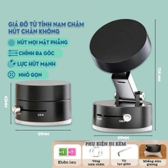 Giá Đỡ Từ Tính Cho Điện Thoại Di Động Có Thể Gập Lại Đa Năng, Công nghệ Từ Tính Giá Đỡ Hút Chân Không Trên Ô Tô