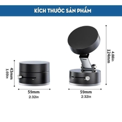 Giá Đỡ Từ Tính Cho Điện Thoại Di Động Có Thể Gập Lại Đa Năng, Công nghệ Từ Tính Giá Đỡ Hút Chân Không Trên Ô Tô