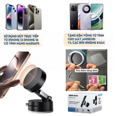 Giá Đỡ Từ Tính Cho Điện Thoại Di Động Có Thể Gập Lại Đa Năng, Công nghệ Từ Tính Giá Đỡ Hút Chân Không Trên Ô Tô