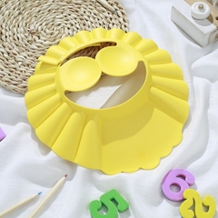 Nón Chắn Nước Gội Đầu Cho Bé, Mũ Tắm Có Vành Bịt Tai Cho Bé, Có Thể Điều Chỉnh Vòng Đầu