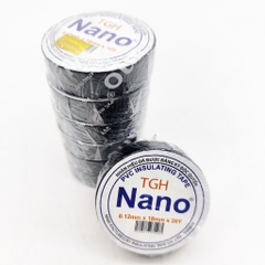 Băng Keo Điện Đen Nano Đài Loan 20Yard - Cách Điện An Toàn