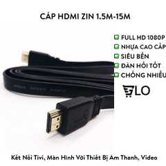 Cáp HDMI Zin 1.5m-15m Chuẩn 1.4 Full HD 1080p 120hz
