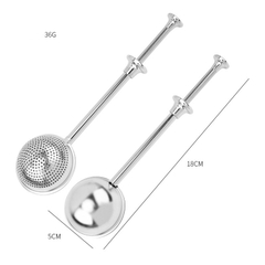 Dụng Cụ Lọc Trà Bằng Inox Hình Tròn Chất Lượng Cao, Hầm Thịt Nấu Súp, Đựng Hương Liệu