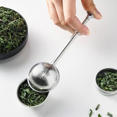 Dụng Cụ Lọc Trà Bằng Inox Hình Tròn Chất Lượng Cao, Hầm Thịt Nấu Súp, Đựng Hương Liệu