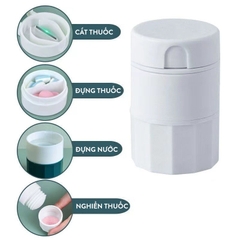 Dụng Cụ Cắt Thuốc, Nghiền Thuốc Cho Bé 4 Trong 1