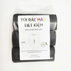 1 Kg Túi Đựng Rác Cuộn TATOMO Tiện Dụng Màu Đen Loại Cực Dai Đủ Size