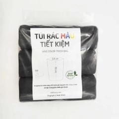 1 Kg Túi Đựng Rác Cuộn TATOMO Tiện Dụng Màu Đen Loại Cực Dai Đủ Size