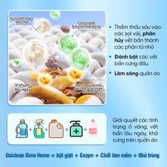 Bột Tẩy Vết Bẩn Đa Năng Oxi Clean Ximo Home, Tẩy Vết Bẩn, Nấm Mốc, Ố Vàng, Khử Khuẩn An Toàn 350g