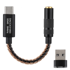 Cáp Chuyển Đổi Tai Nghe Hifi DAC Conexant CX31993 Dongle Type-C Đến 3.5mm 32b/384KHz Điện Thoại Android và Windows 10