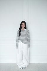 Cream Wide Pants