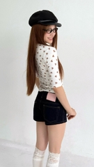 Deep Blue Denim Short