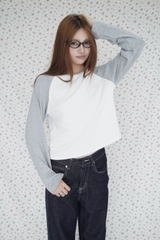 Milk Raglan Tee
