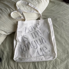 Love is my language Tote