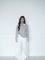 Dreamy long sleeved polo Top