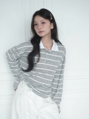 Dreamy long sleeved polo Top