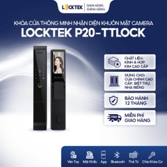 Khóa cửa thông minh nhận diện khuôn mặt camera đàm thoại thời gian thực cho biệt thự Locktek P20