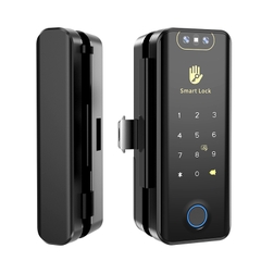 Khoá cửa kính đẩy ra vào, nhận diện khuôn mặt FS01