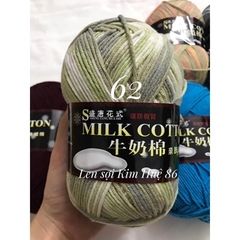 Len milk cotton loại 1 cuộn 125g