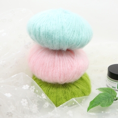 Len Mohair siêu mềm mịn cuộn 25g sợi 1mm