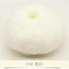 Len Mohair siêu mềm mịn cuộn 25g sợi 1mm