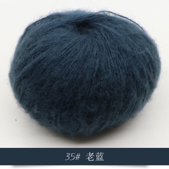 Len Mohair siêu mềm mịn cuộn 25g sợi 1mm