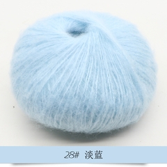 Len Mohair siêu mềm mịn cuộn 25g sợi 1mm