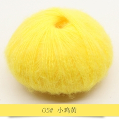 Len Mohair siêu mềm mịn cuộn 25g sợi 1mm